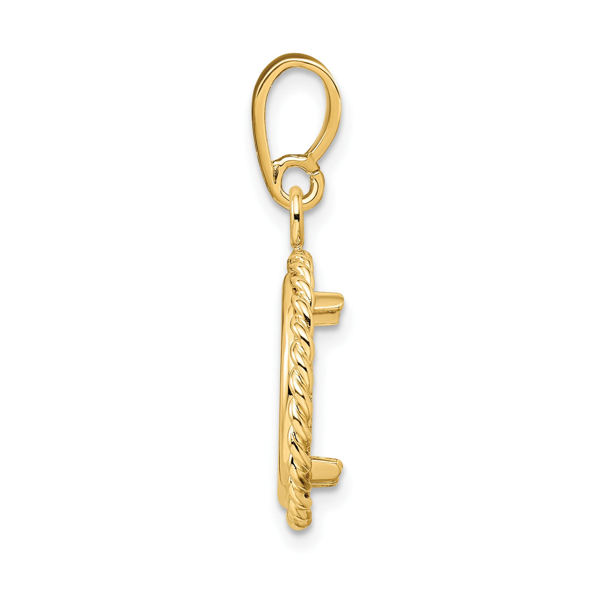 14 mm 14k Yellow Gold coin bezel for 14 mm Coin β alternate view