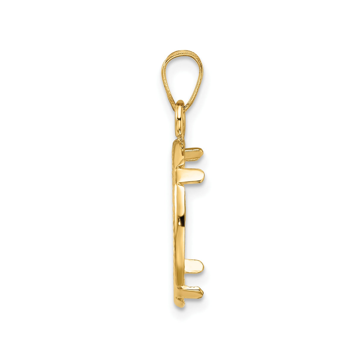 15 mm 14k Yellow Gold coin bezel for 15 mm Coin β alternate view