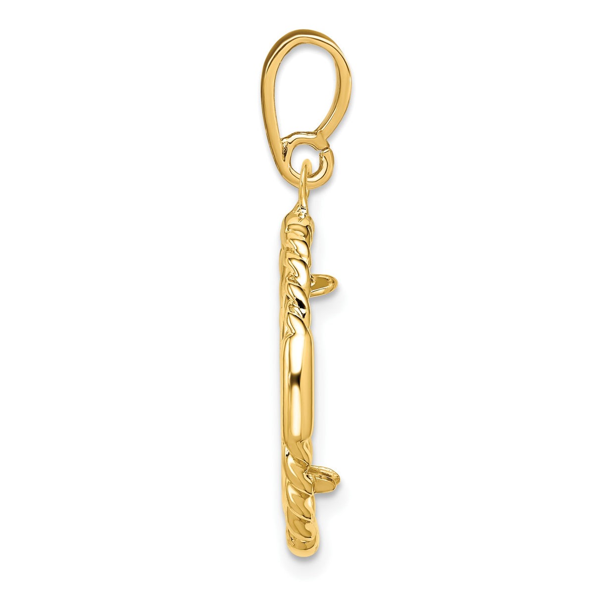15 mm 14k Yellow Gold coin bezel for 15 mm Coin β alternate view