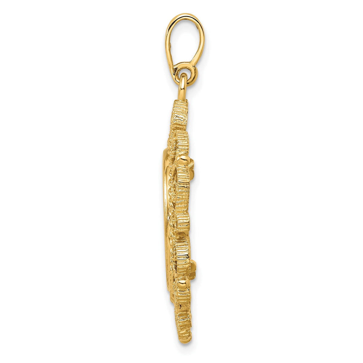 16 mm 14k Yellow Gold coin bezel for 16 mm Coin β alternate view