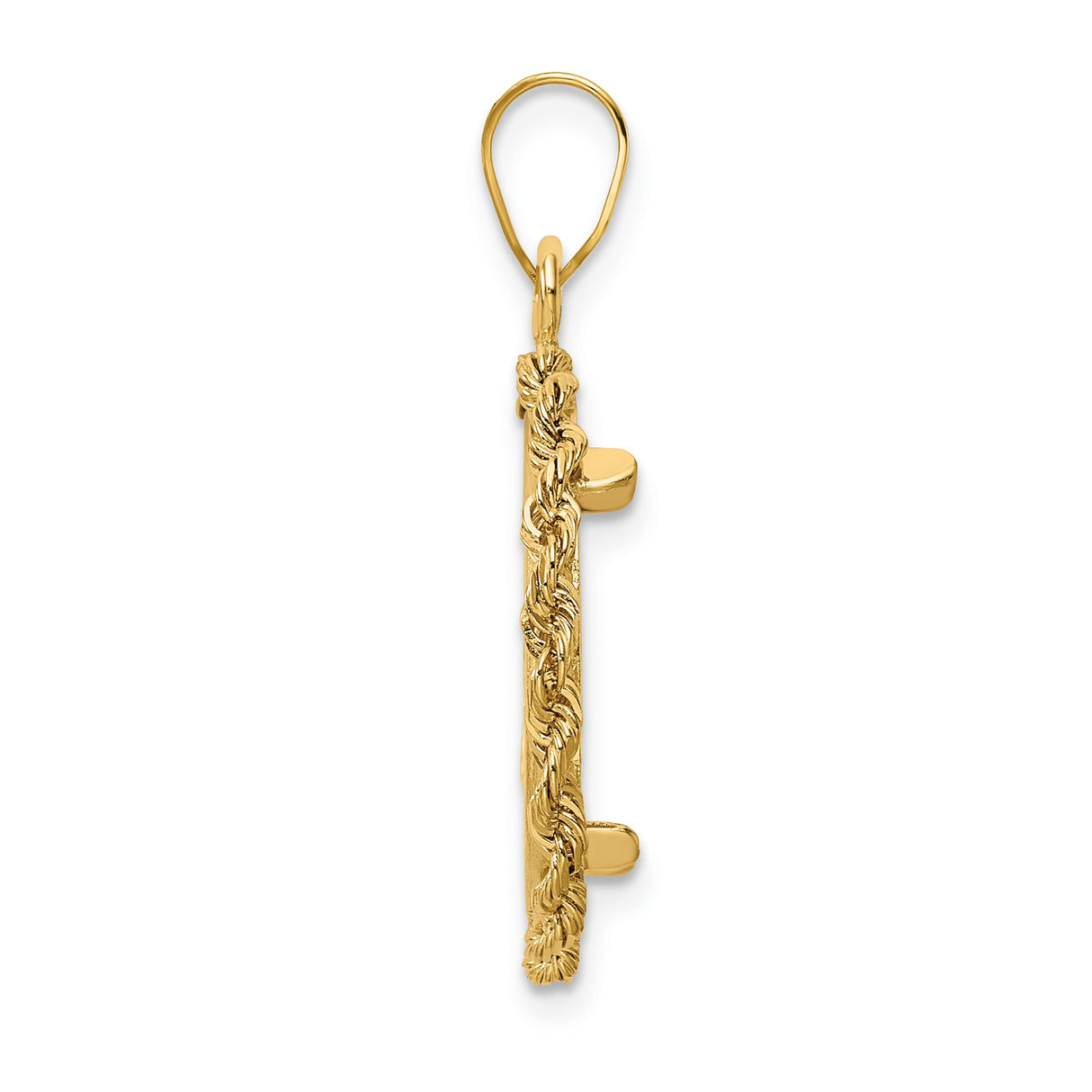 16 mm 14k Yellow Gold coin bezel for 16 mm Coin β alternate view