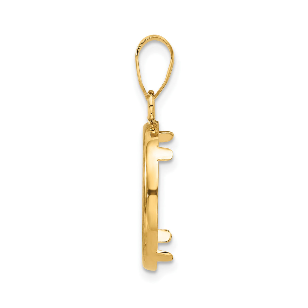 16 mm 14k Yellow Gold coin bezel for 16 mm Coin β alternate view