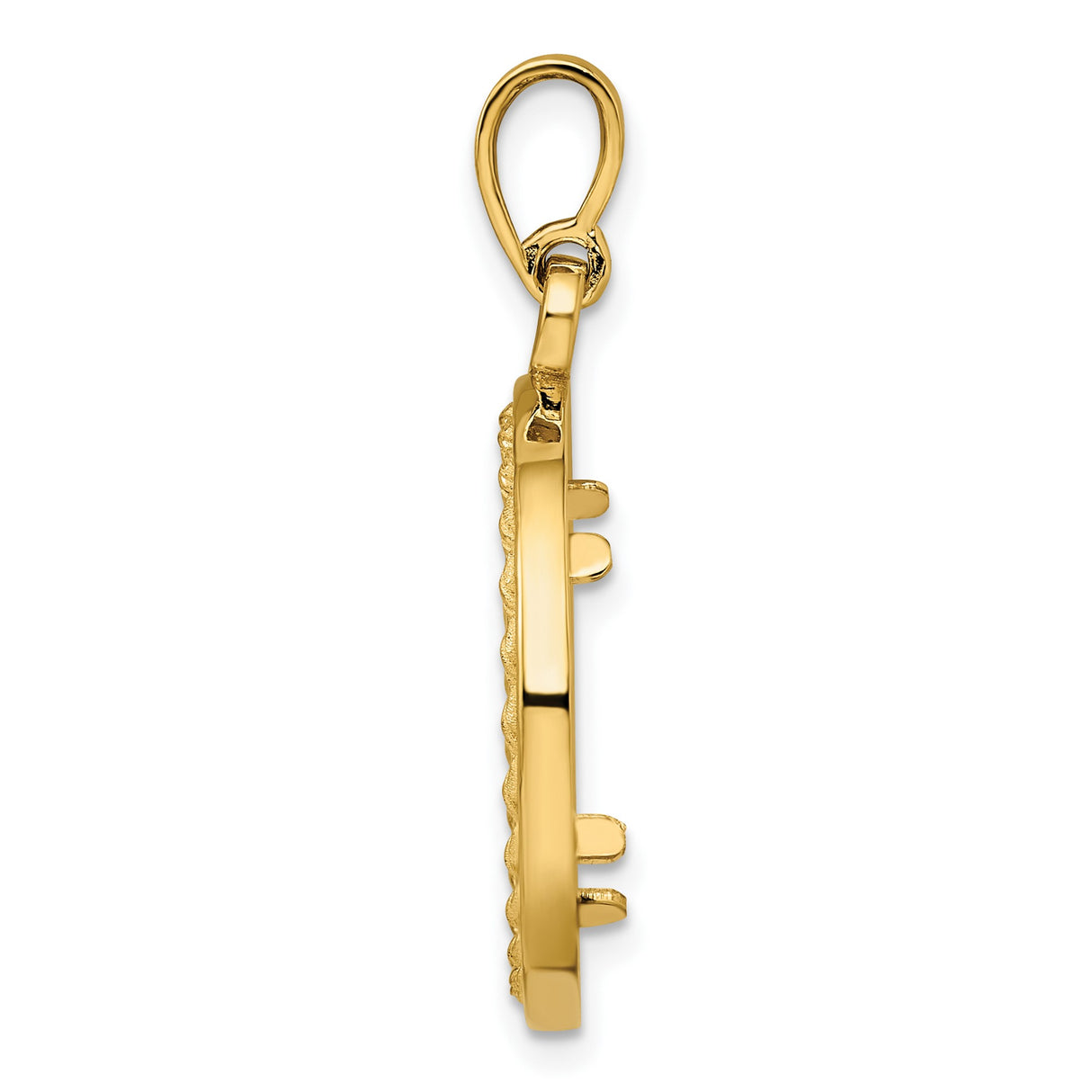 16 mm 14k Yellow Gold coin bezel for 16 mm Coin β alternate view