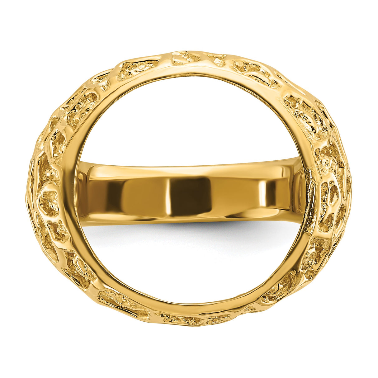 17 mm 14k Yellow Gold coin bezel for 16.5 mm Coin β additional image