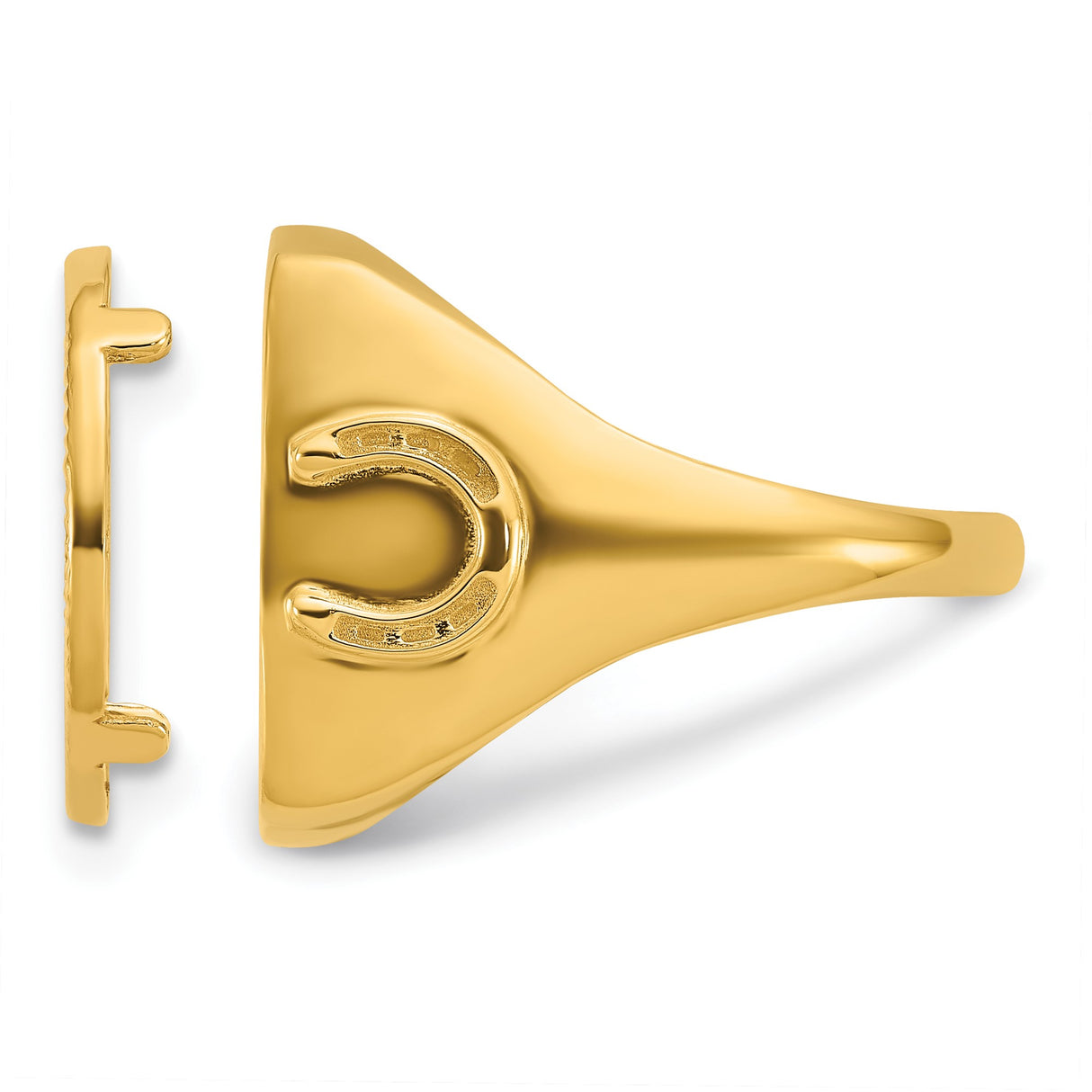 17 mm 14k Yellow Gold coin bezel for 16.5 mm Coin β additional image