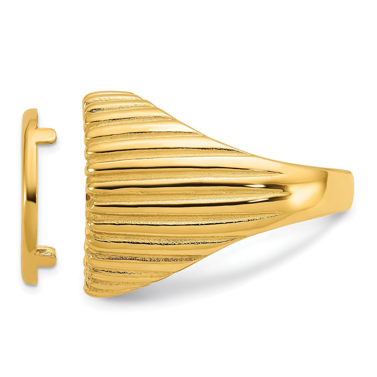 17 mm 14k Yellow Gold coin bezel for 16.5 mm Coin β additional image