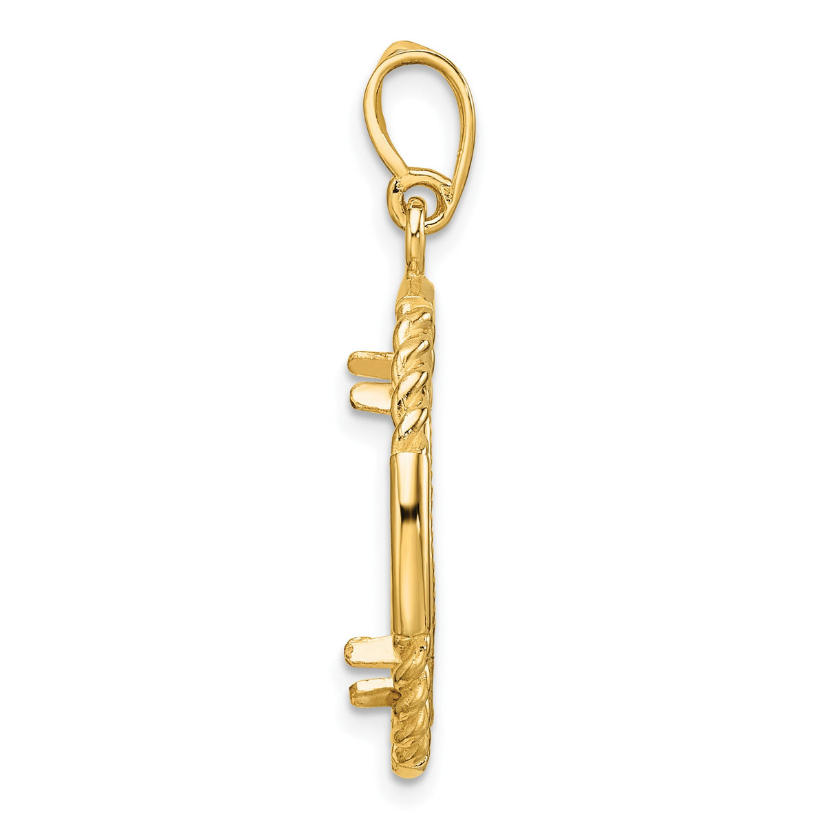 18 mm 14k Yellow Gold coin bezel for 17.8 mm Coin β alternate view
