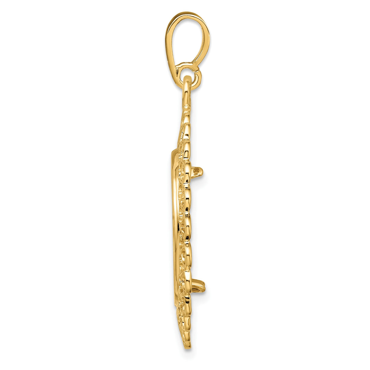 18 mm 14k Yellow Gold coin bezel for 17.8 mm Coin β alternate view