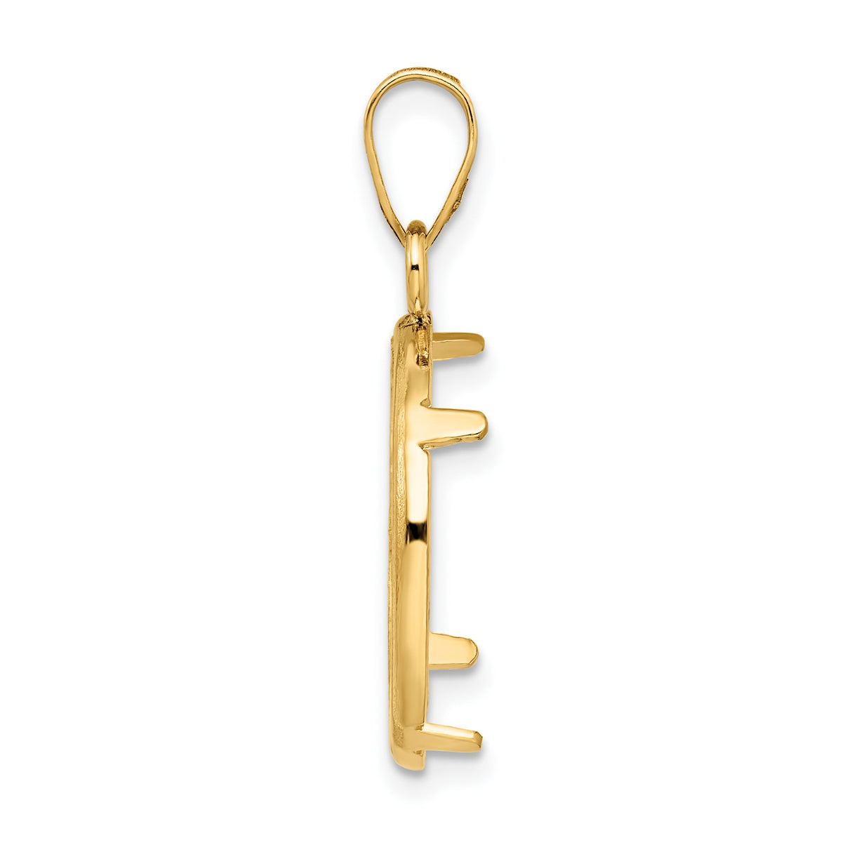 18 mm 14k Yellow Gold coin bezel for 17.8 mm Coin β alternate view