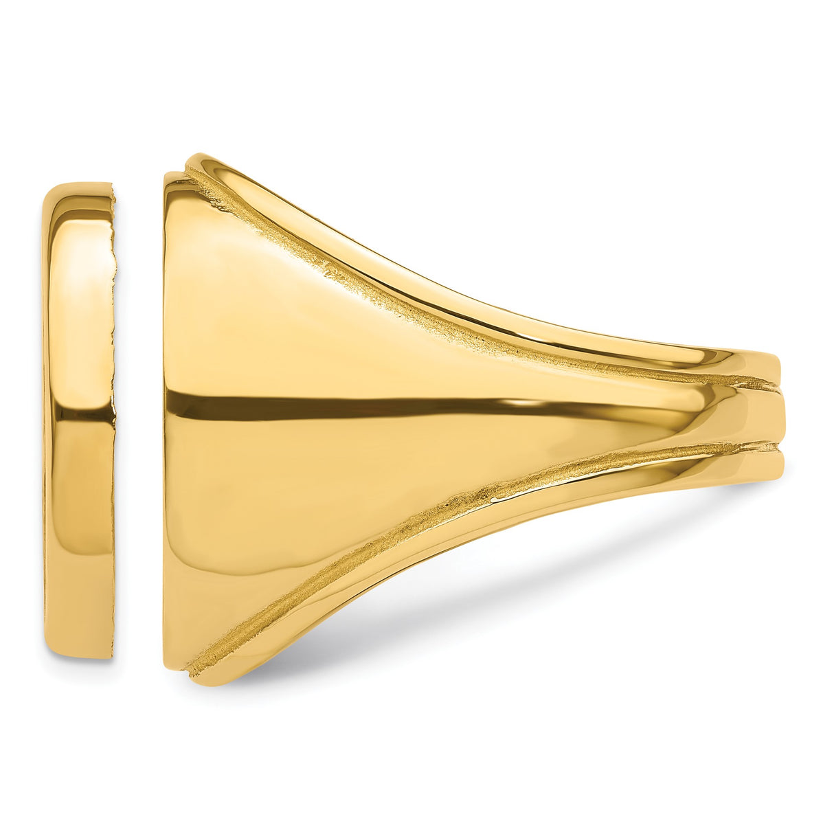 18 mm 14k Yellow Gold coin bezel for 17.8 mm Coin β additional image