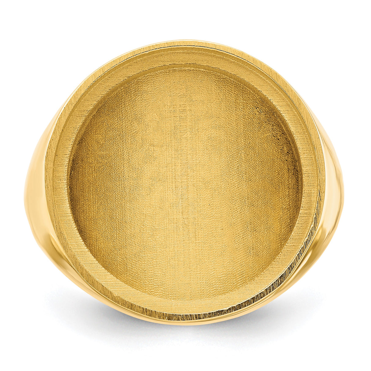 18 mm 14k Yellow Gold coin bezel for 17.8 mm Coin β additional image