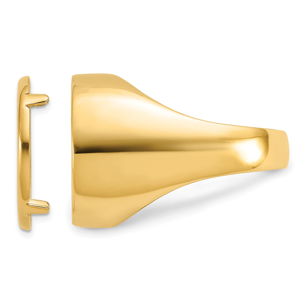 18 mm 14k Yellow Gold coin bezel for 17.8 mm Coin β additional image