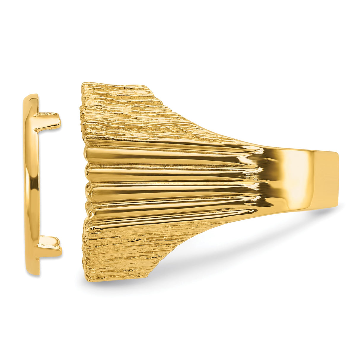 18 mm 14k Yellow Gold coin bezel for 17.8 mm Coin β additional image