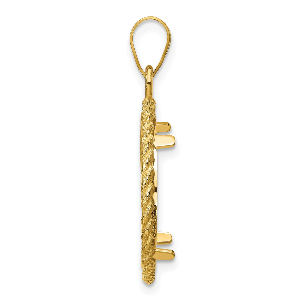 18 mm 14k Yellow Gold coin bezel for 18 mm Coin β alternate view