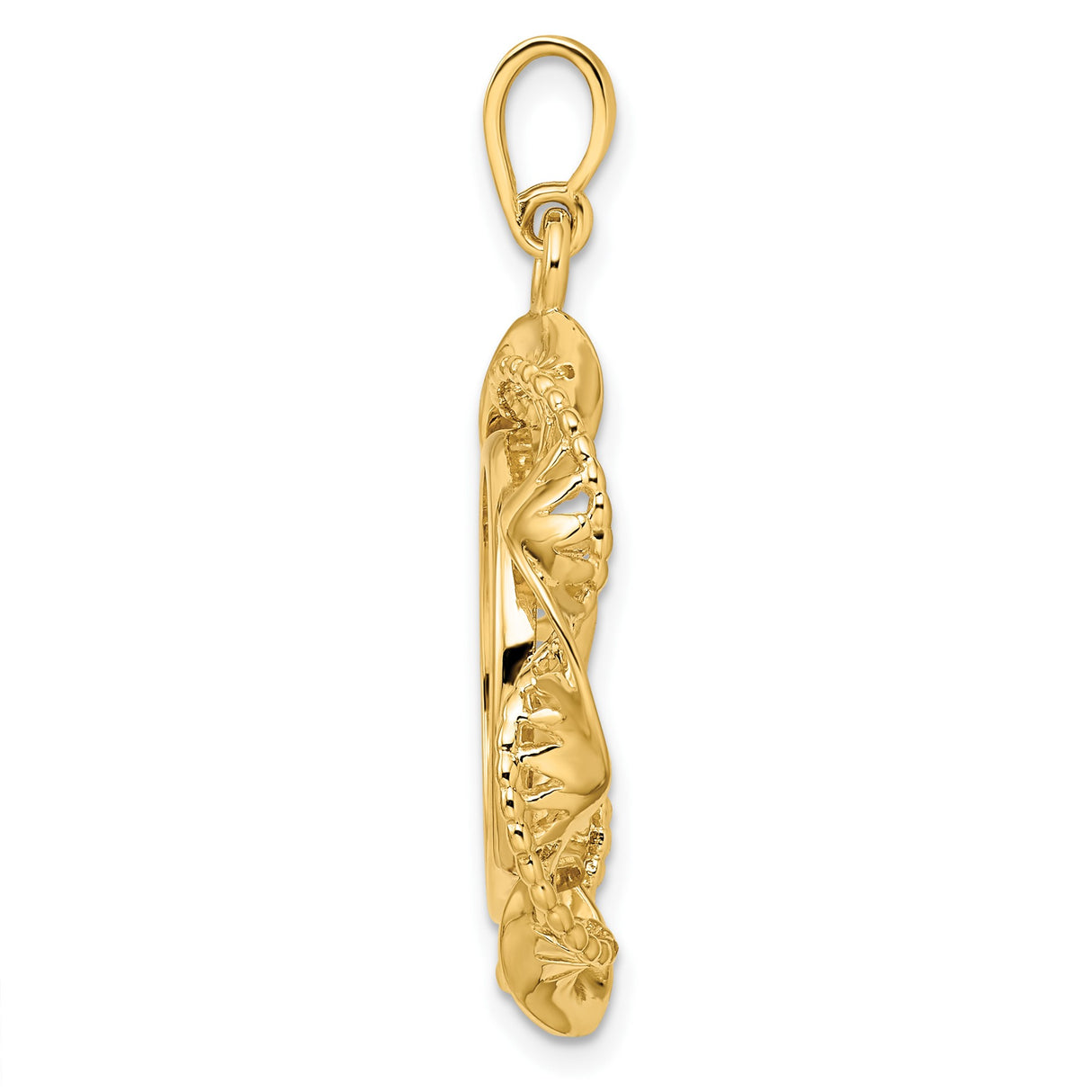 18 mm 14k Yellow Gold coin bezel for 18 mm Coin β alternate view