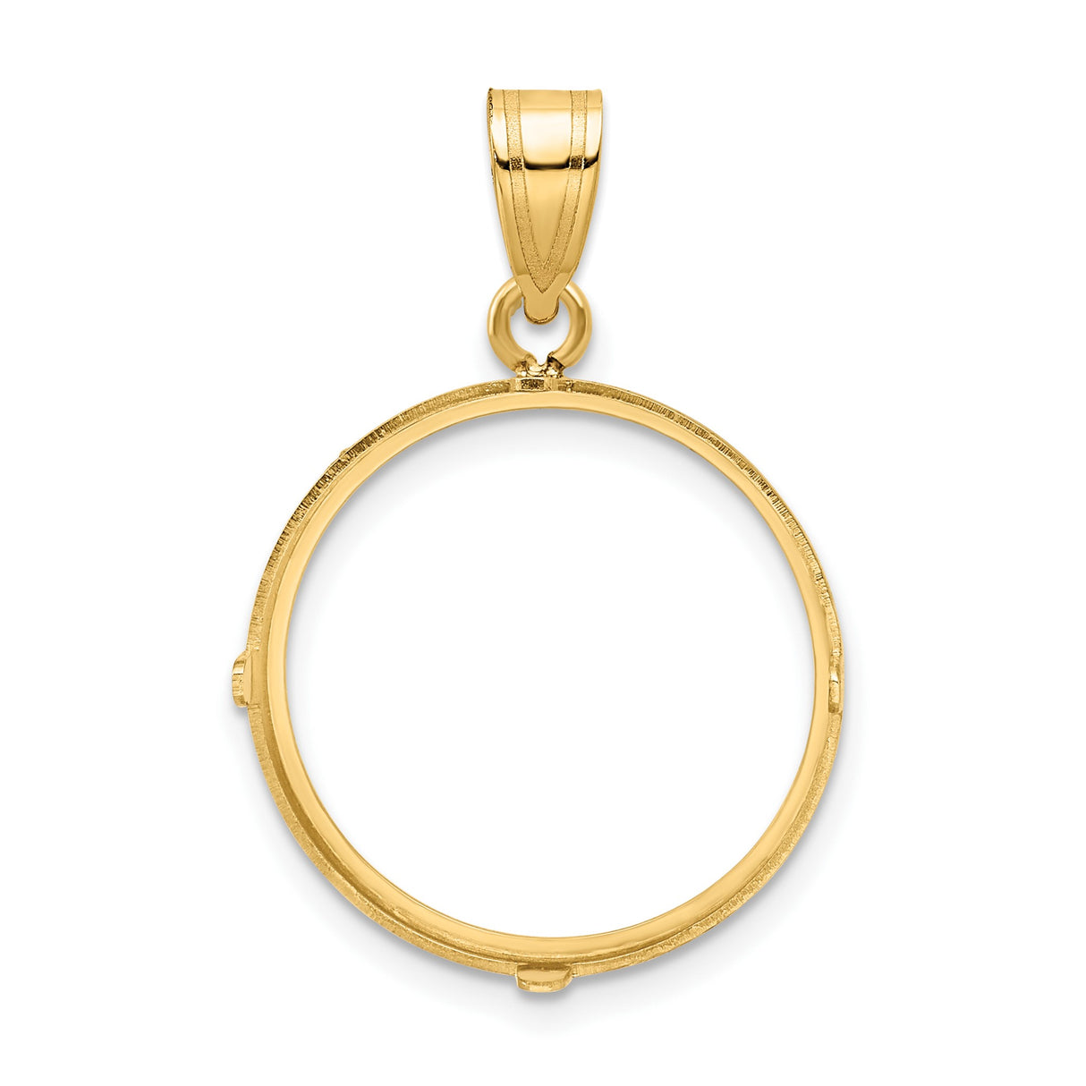20 mm 14k Yellow Gold coin bezel for 19.5 mm Coin β additional image