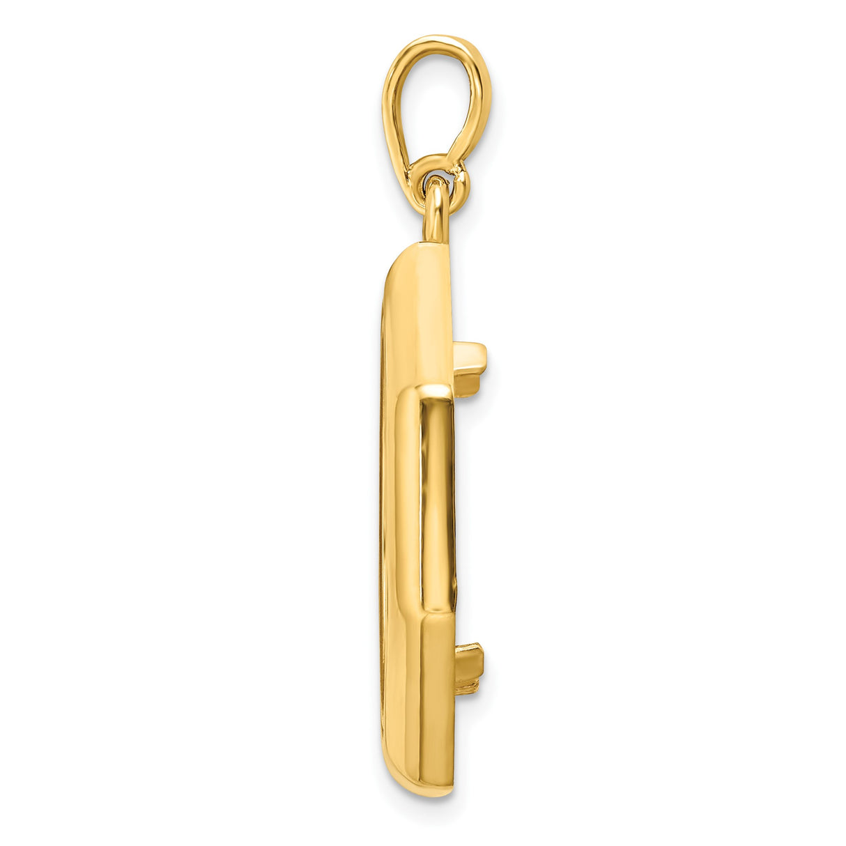20 mm 14k Yellow Gold coin bezel for 20 mm Coin β alternate view