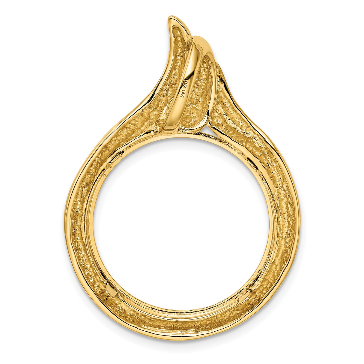 22 mm 14k Yellow Gold coin bezel for 21.6 mm Coin β additional image