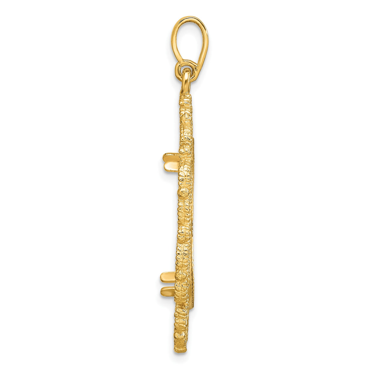 22 mm 14k Yellow Gold coin bezel for 21.6 mm Coin β alternate view