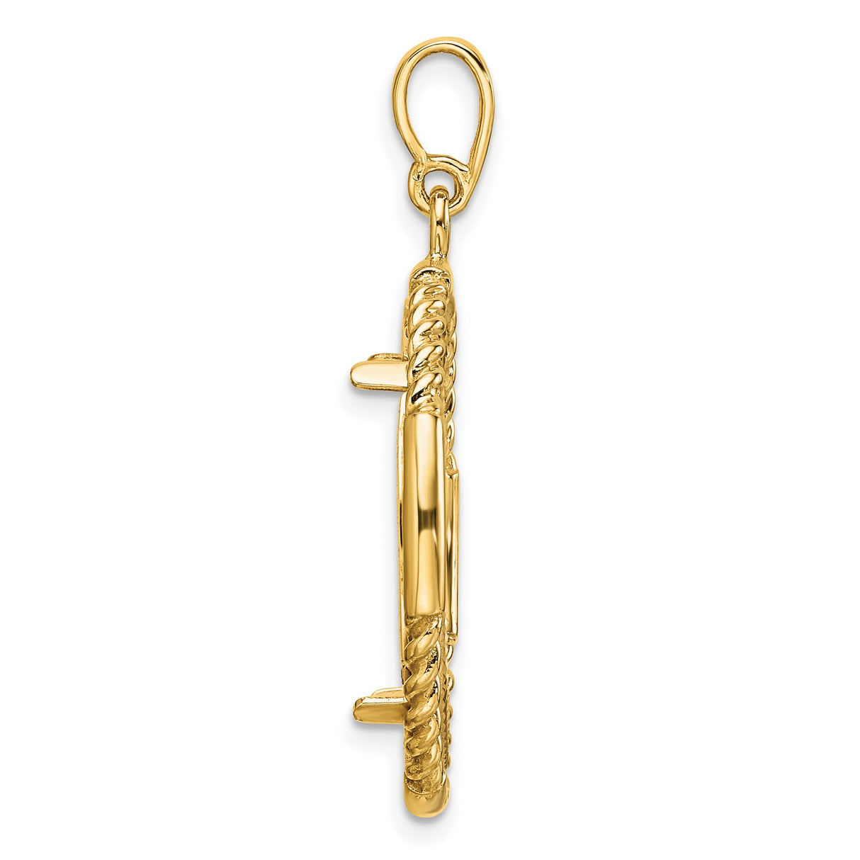 22 mm 14k Yellow Gold coin bezel for 21.6 mm Coin β alternate view