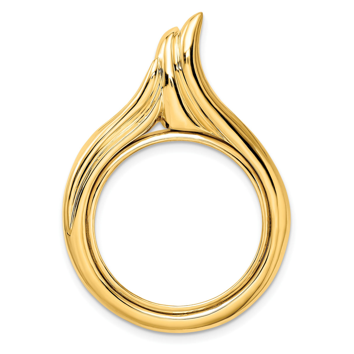 22 mm 14k Yellow Gold coin bezel for 22 mm Coin