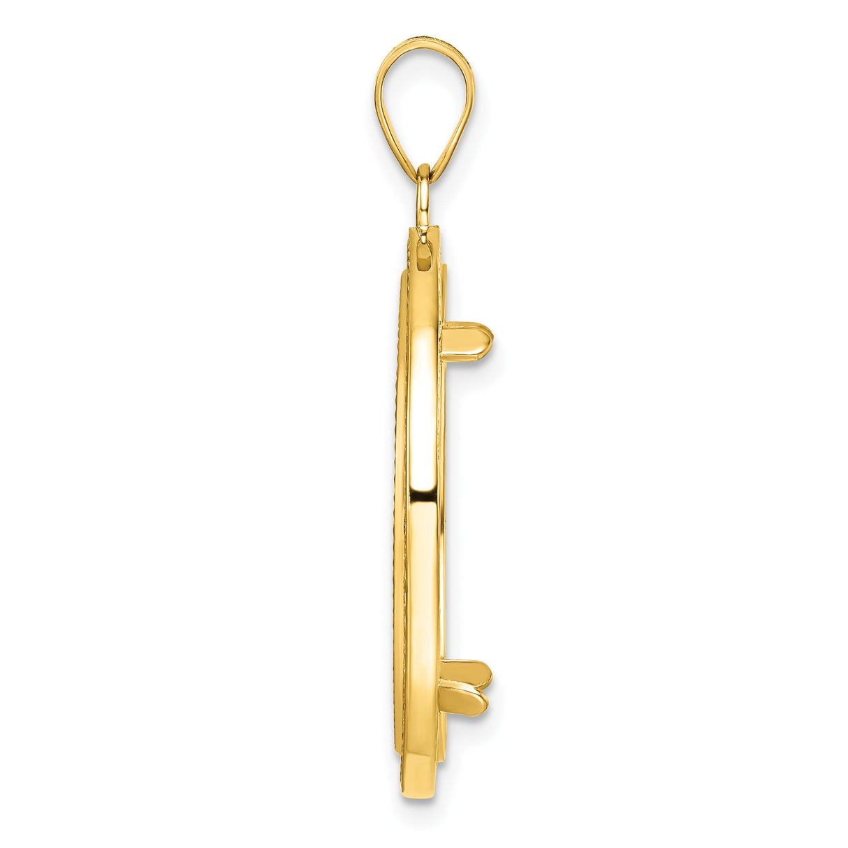 22 mm 14k Yellow Gold coin bezel for 22 mm Coin β alternate view