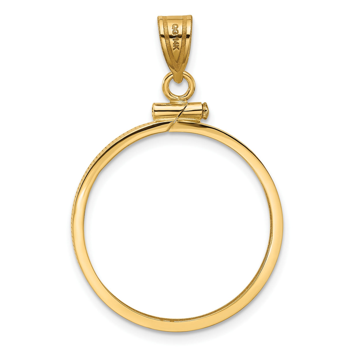 23 mm 14k Yellow Gold coin bezel for 22.6 mm Coin β additional image