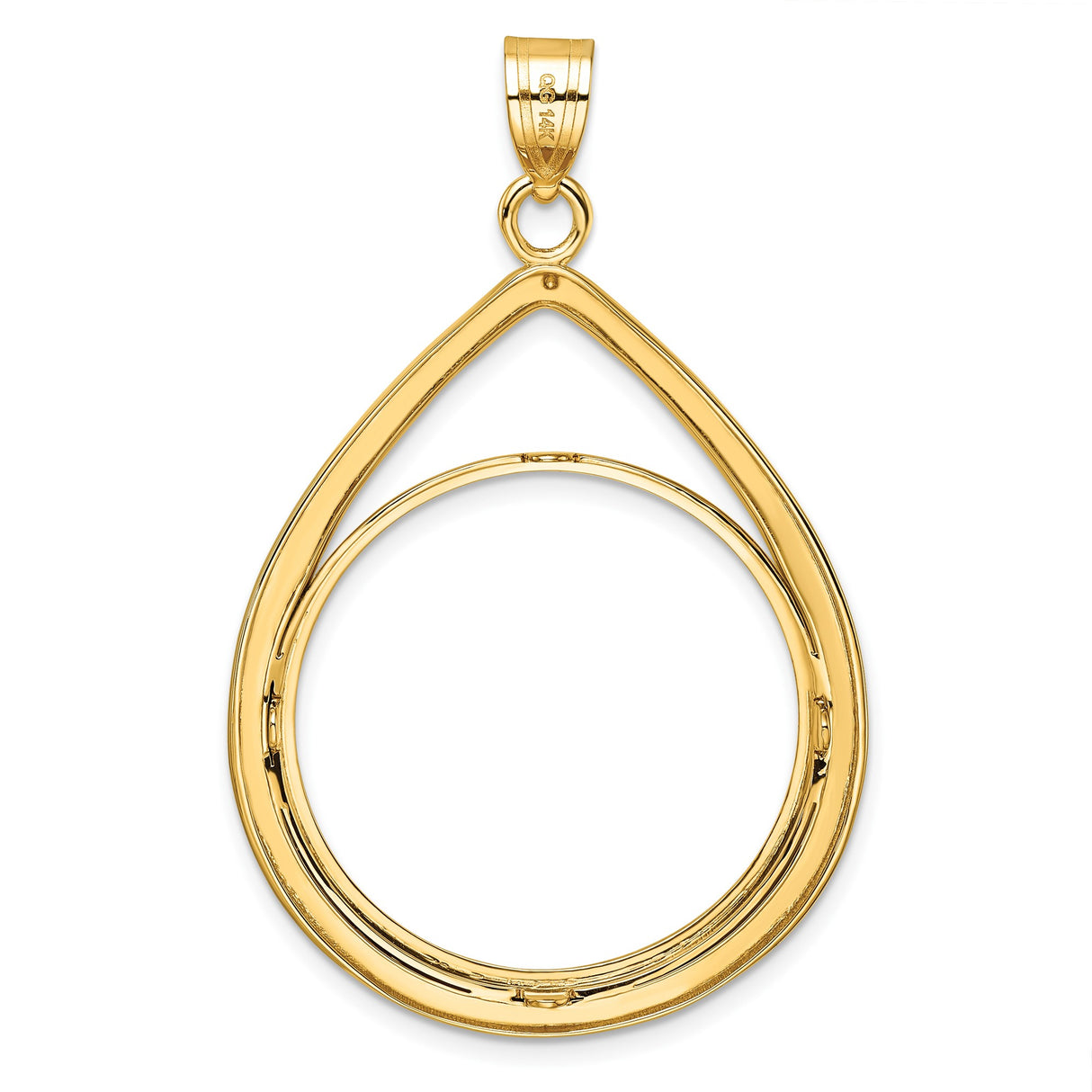 27 mm 14k Yellow Gold coin bezel for 27 mm Coin β additional image