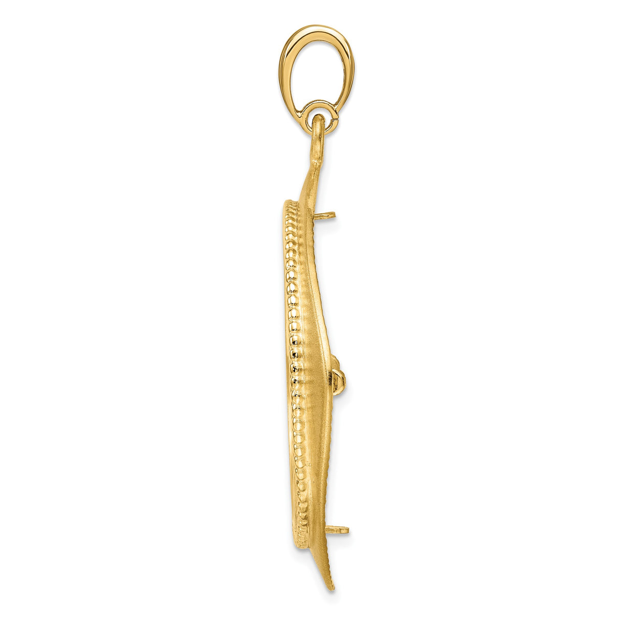 27 mm 14k Yellow Gold coin bezel for 27 mm Coin β alternate view