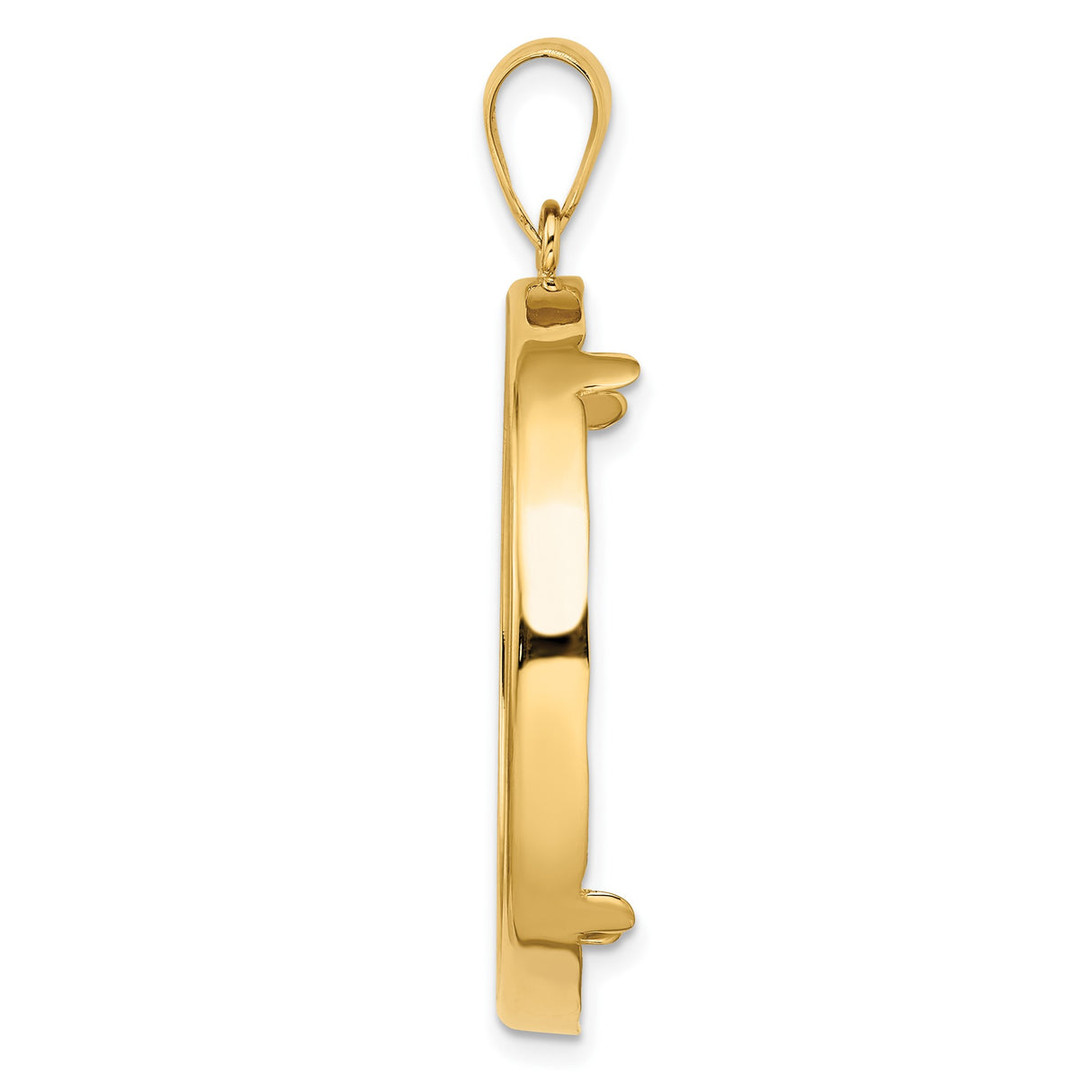 33 mm 14k Yellow Gold coin bezel for 32.7 mm Coin β alternate view