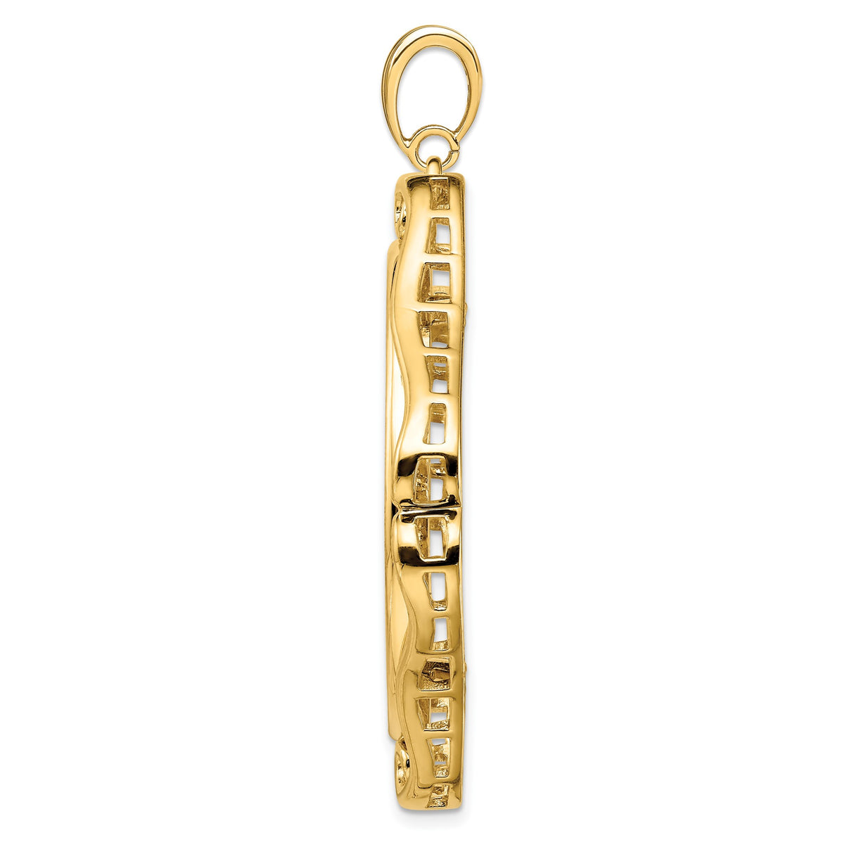 34 mm 14k Yellow Gold coin bezel for 34.2 mm Coin β alternate view