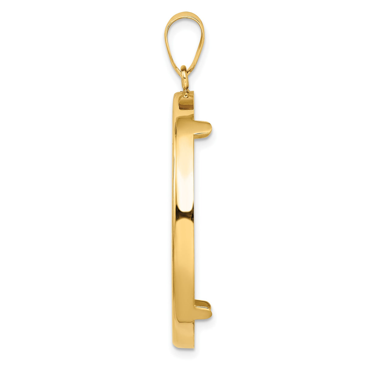 34 mm 14k Yellow Gold coin bezel for 34.2 mm Coin β alternate view