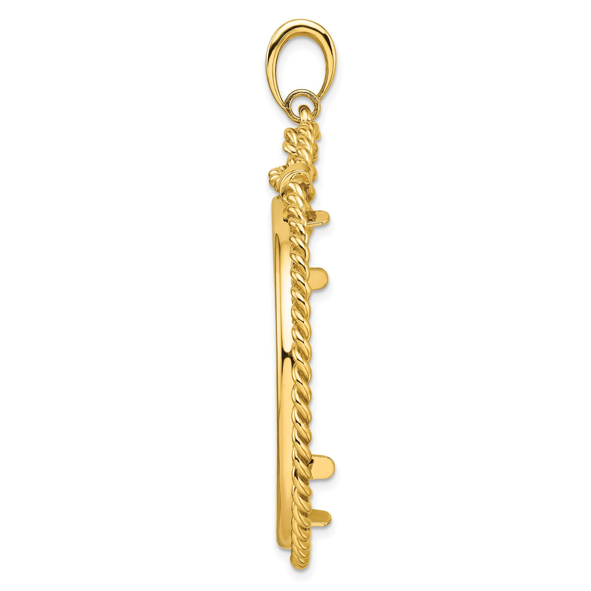 34 mm 14k Yellow Gold coin bezel for 34.2 mm Coin β alternate view