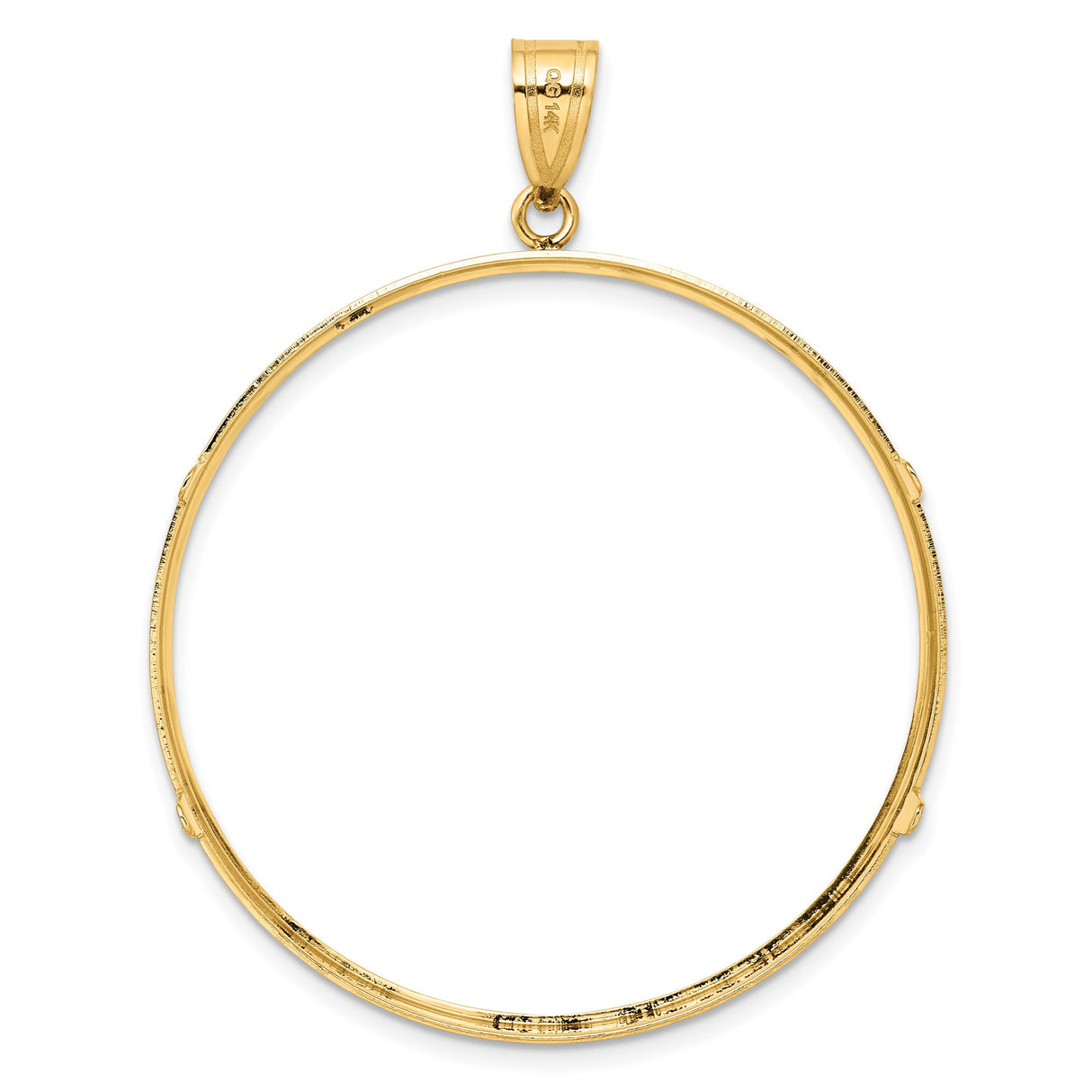 41 mm 14k Yellow Gold coin bezel for Australian $1 Kangaroo β additional image