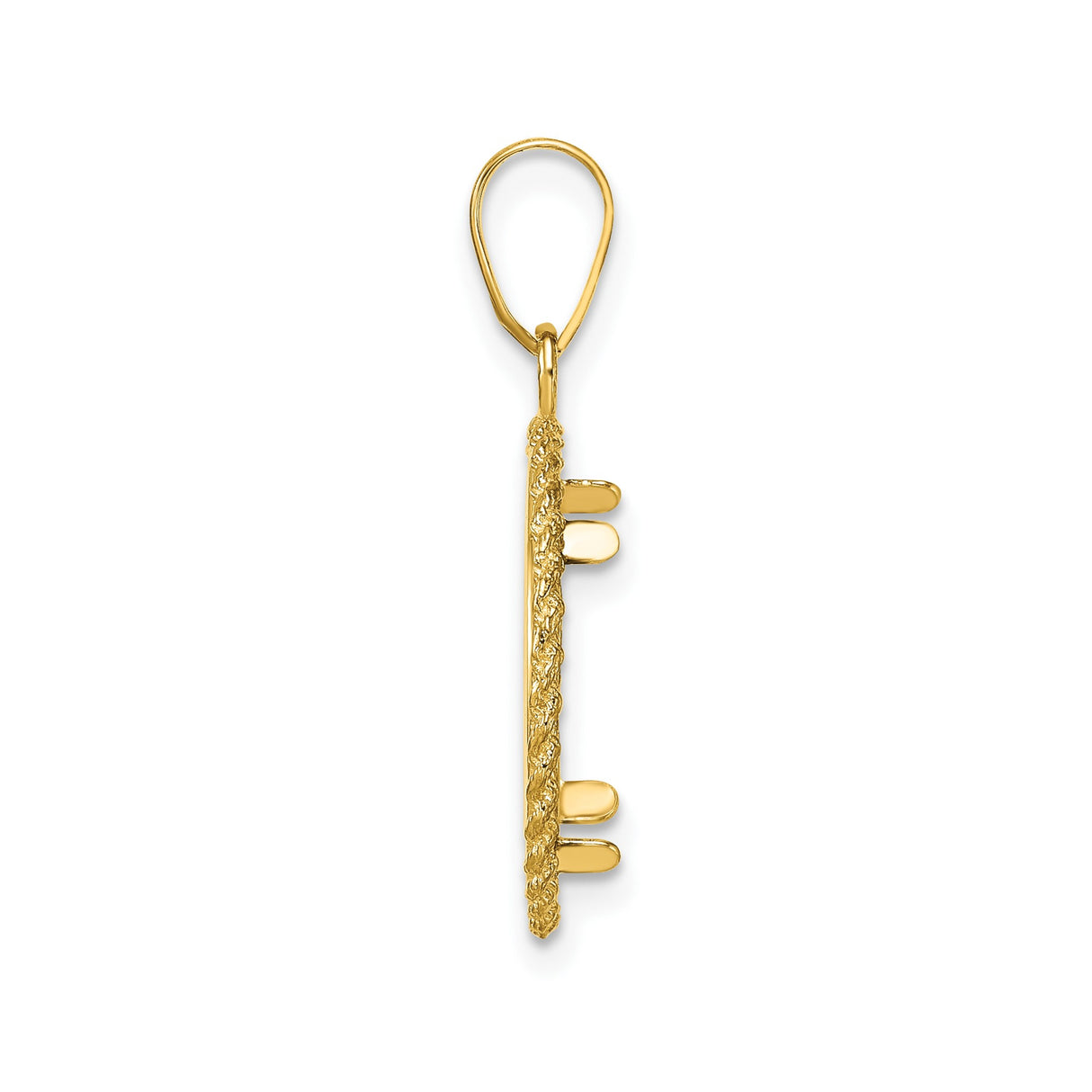 14 mm 14k Yellow Gold coin bezel for Australian $5 Lunar — alternate view