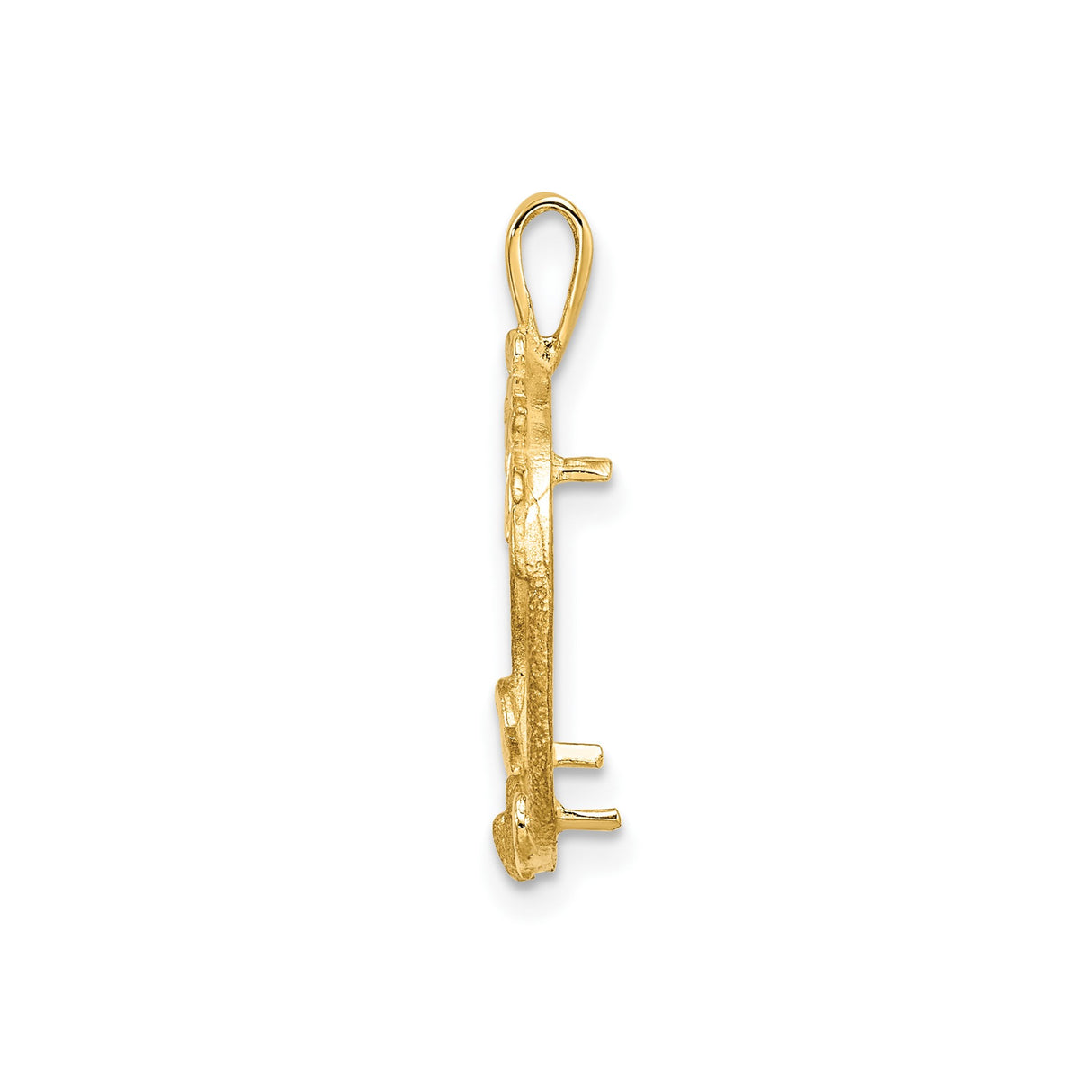 14 mm 14k Yellow Gold coin bezel for Australian $5 Lunar — alternate view