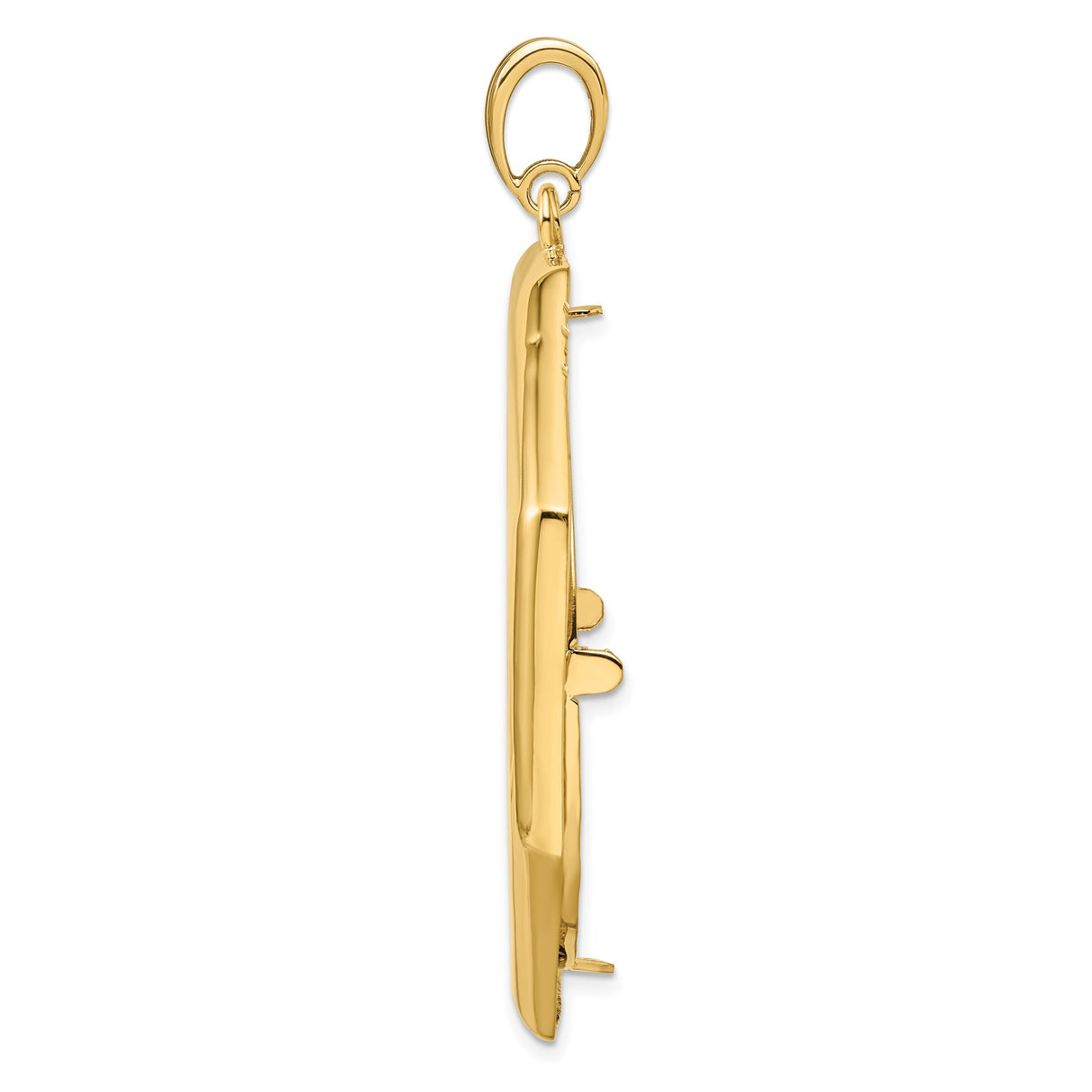 37 mm 14k Yellow Gold coin bezel for Austria €100 Philharmonic — alternate view
