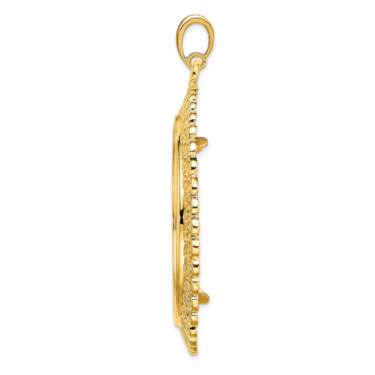 37 mm 14k Yellow Gold coin bezel for Austria €100 Philharmonic — alternate view