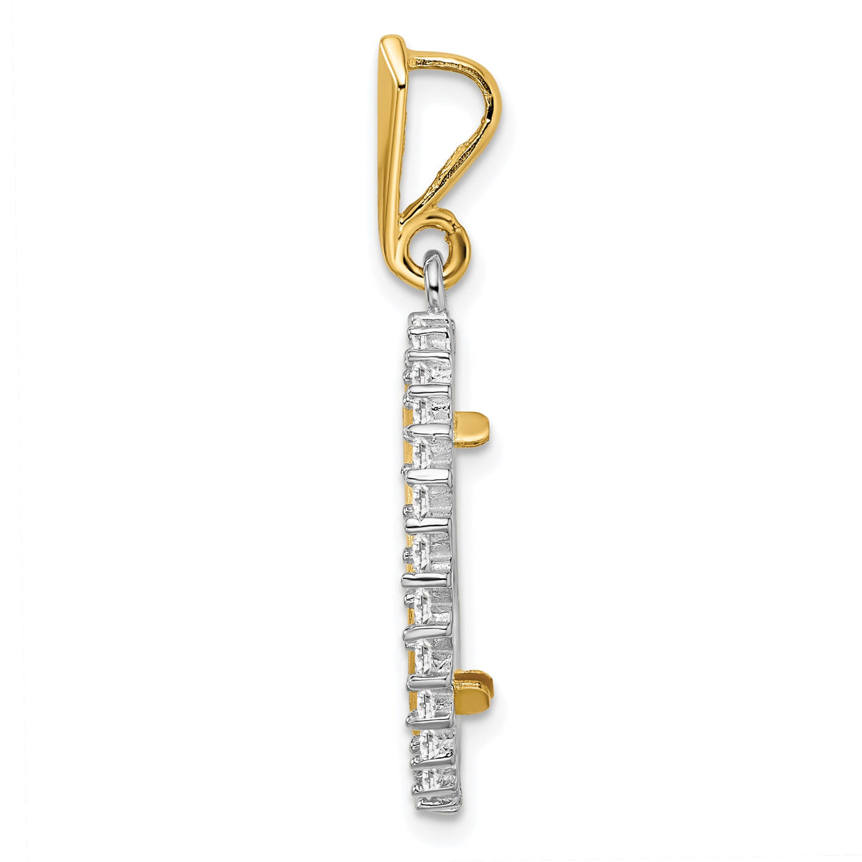 16 mm 14k Multi-Tone Gold coin bezel for Austria €10 Philharmonic — alternate view