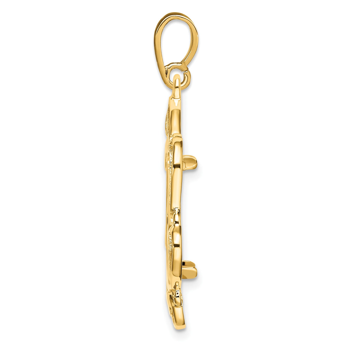 14k Yellow Gold coin bezel for Australian $15 Koala β alternate view