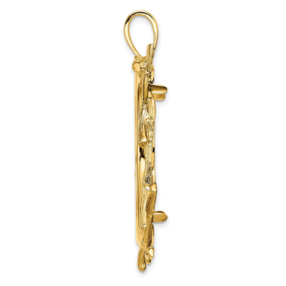 14k Yellow Gold coin bezel for Australian $100 Kangaroo Series 1 β alternate view