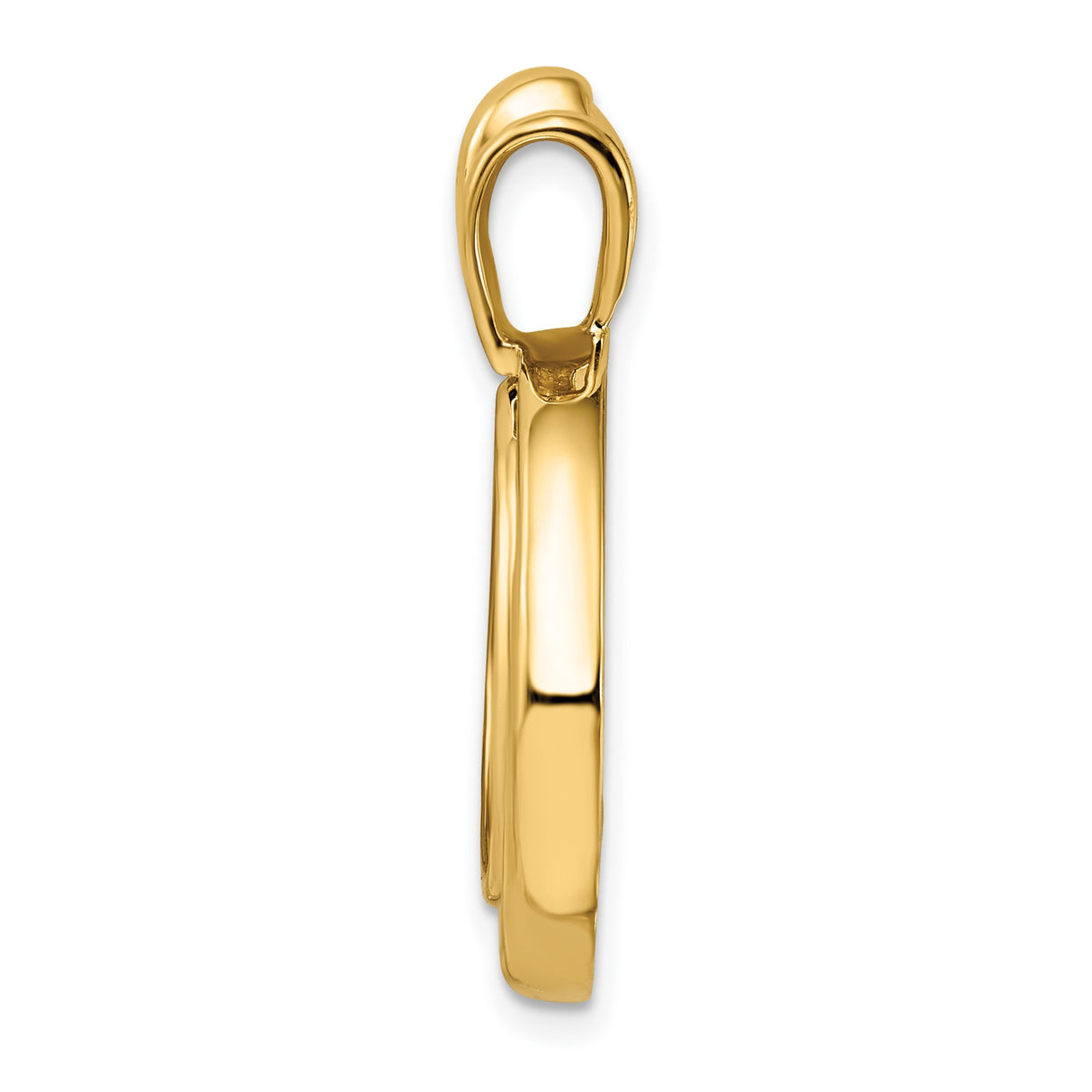 14k Yellow Gold coin bezel for Australian $15 Kangaroo β alternate view