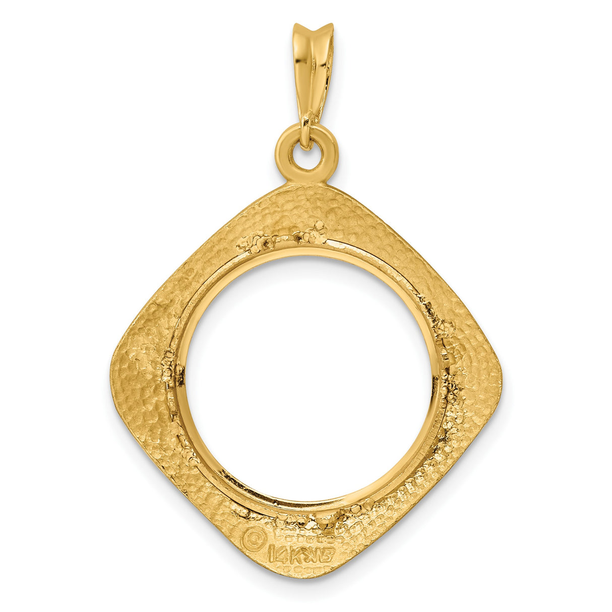 14k Yellow Gold coin bezel for Isle of Man Cat β additional image