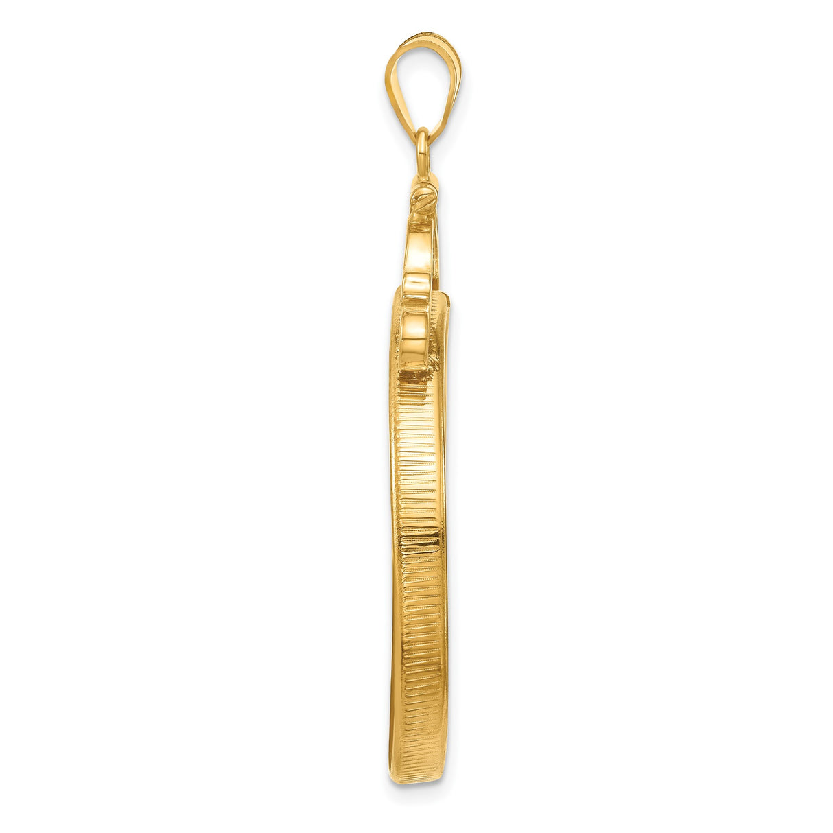 14k Yellow Gold coin bezel for Australian $100 Kangaroo Series 1 β alternate view