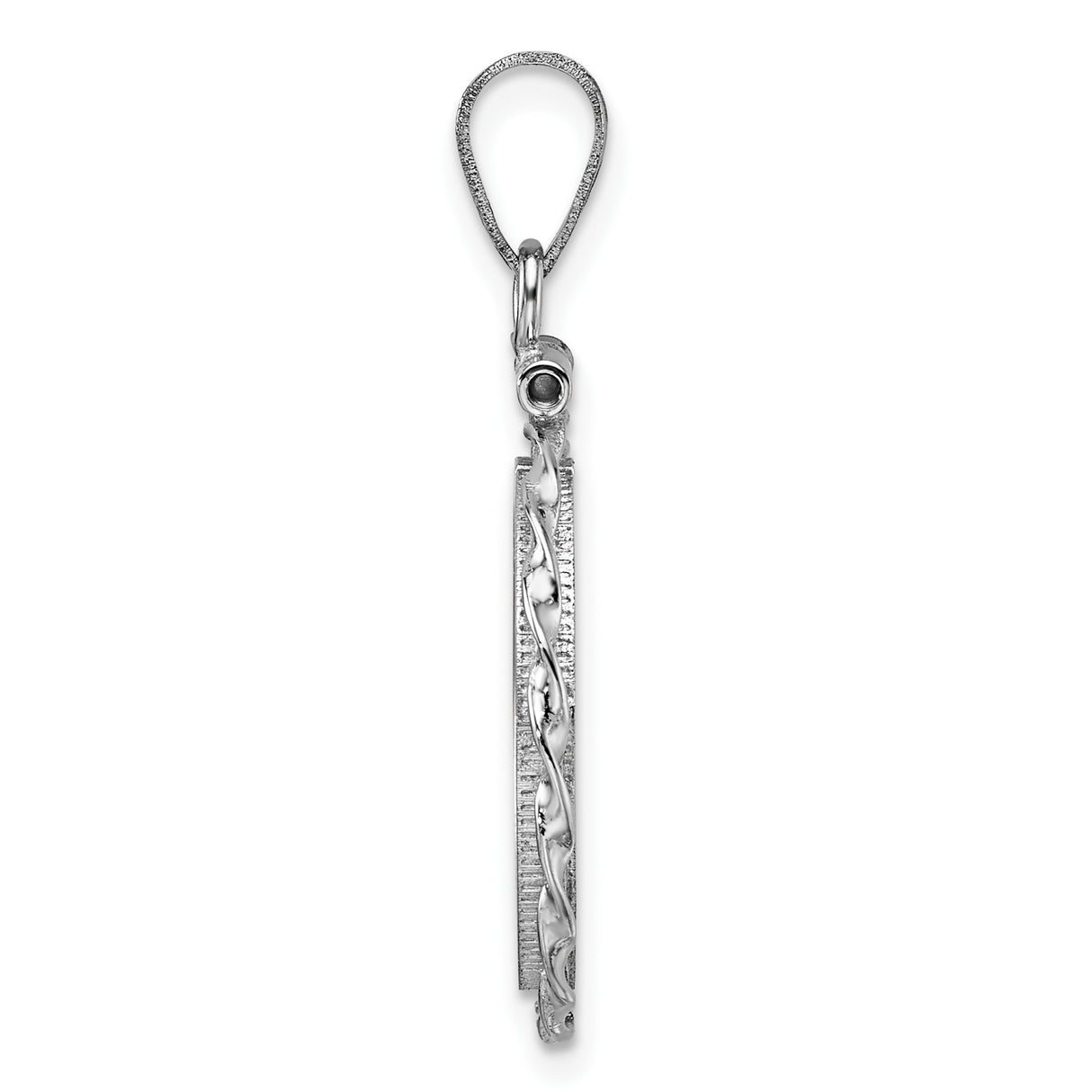 14k White Gold coin bezel for Australian $15 Koala β alternate view