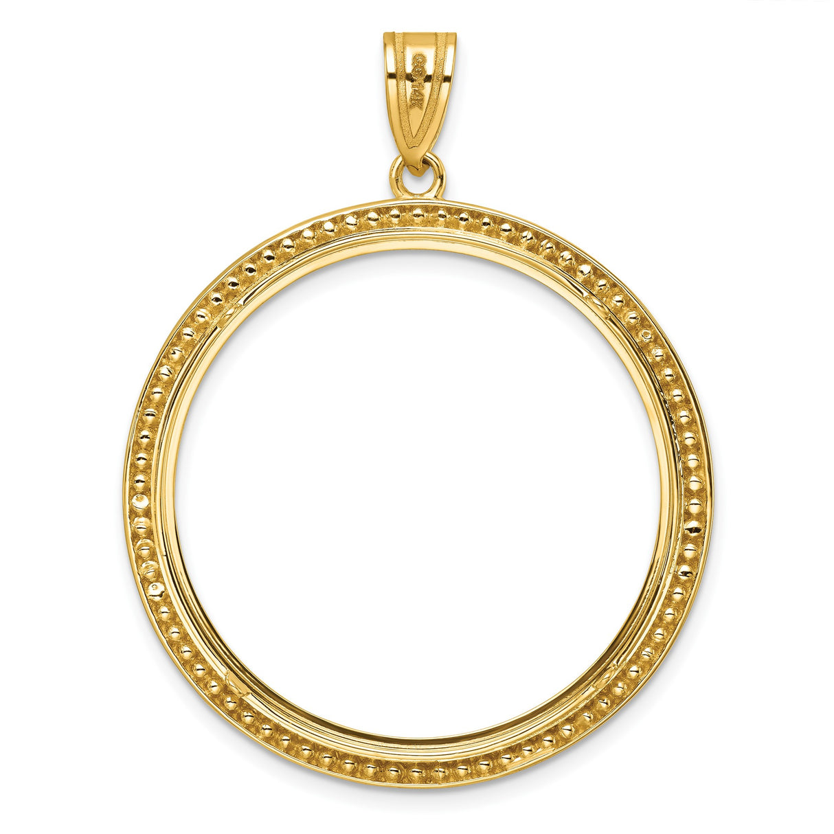 14k Yellow Gold coin bezel for Australian $100 Lunar Series 1 β additional image