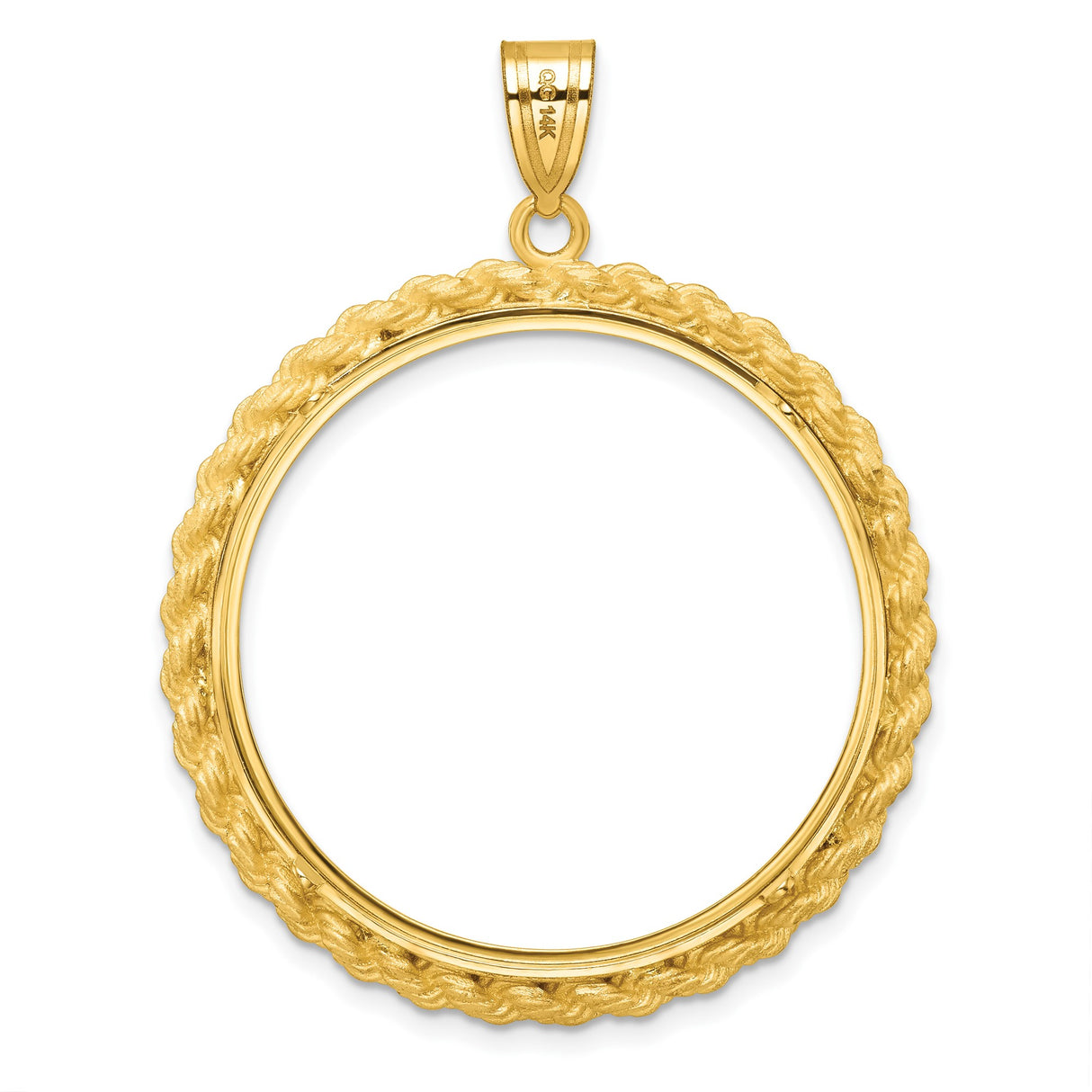 14k Yellow Gold coin bezel for Australian $100 Lunar Series 1 β additional image