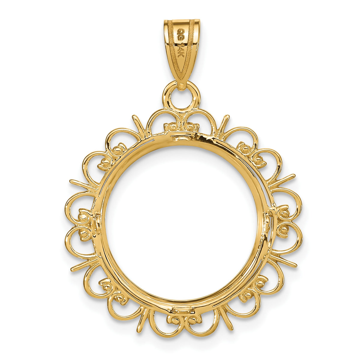 14k Yellow Gold coin bezel for Australian $15 Koala β additional image