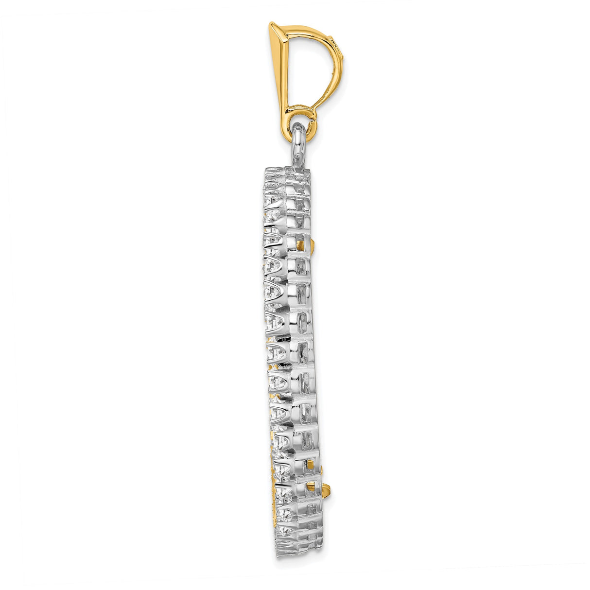 14k coin bezel for Austria 2,000 Schillings / €100 Philharmonic — alternate view