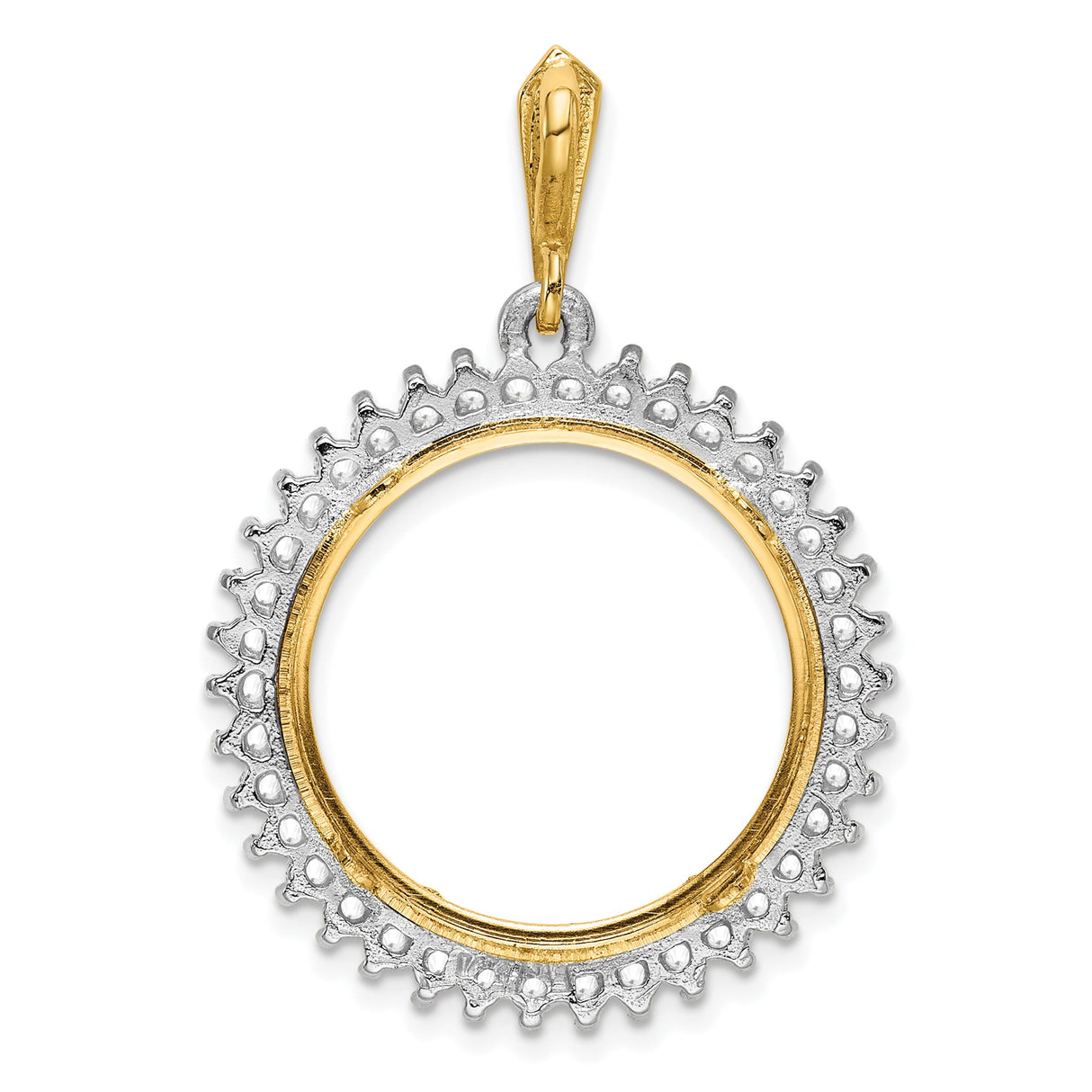 20 mm 14k Multi-Tone Gold coin bezel for Mexican Libertad — additional image